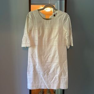 J. Crew white eyelet shift dress 00